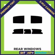 For Ford Ranger Super Crew 2019+ Carbon Pre Cut Window Tint 35% Light 2-ply HP+