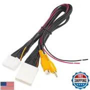 RED WOLF 24 PINS Backup Camera T-Harness for 2014-2019 Toyota 4Runner Tacoma