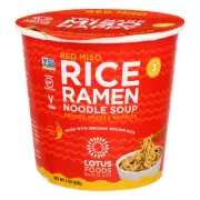 Lotus Foods Red Miso Rice Ramen Noodle Soup 2 Oz(Case Of 6) By Lotus Foods