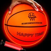 Light Up Basketball, Glow in The Dark Basketball LED Lighted Basketballs with...