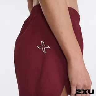 【2XU】女 Aero 5吋短褲(棕紅/反光白)