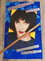 VINTAGE POSTER: LINDA RONSTADT Aaron Neville Cry Like A (Original InStore 1989)