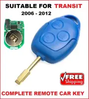 Remote Car Key Fob suitable for Ford Transit 2006 2007 2008 2009 2010 2011 2012