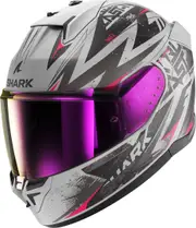 Shark D-Skwal 3 Blast-R Helmet, black-silver, Size S for Men Black Silver