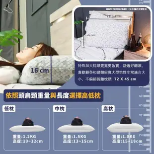 【BOSS BEDDING 小老闆寢具】石墨烯親水棉機能記憶枕(獨立筒枕 記憶枕 抗菌枕 人體工學 深層釋壓)