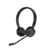 Jabra Wireless Evolve 65 Te Uc Stereo Bluetooth Headset + Link 380A Bt Dongle,Usb-A