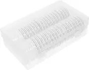 Angoily 1 Set Coin Storage Boxes for Coin Collectors Easy Viewing and Secure Fit for Collecting and Transporting
