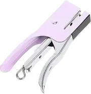 Angoily Handheld Plier Stapler Cute Macaron Colors Design for Office Home School Efficient Comfortable Stapling for Crafting Tasks