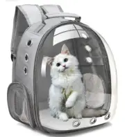 Cat Pet Carrier Backpack Transparent Capsule Bubble Small Animal Puppy A34D13Fx