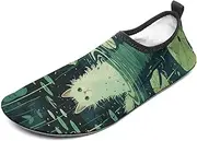 [BTCOWZRV] Water Shoes for Women Men Cat Sitting in The Pond Water Sports Shoes Slip-on Breathable Lightweight Athletic Aqua Sock