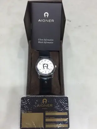 AIGNER 馬蹄手錶（愛格納）