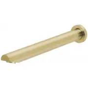 Phoenix Tapware Vivid Wall Bath Outlet Angled 32 x 300mm (Brushed Gold)