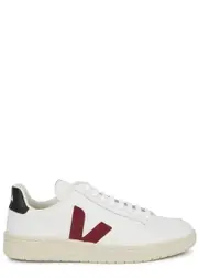 Veja Veja V12 Wht Marsala Nautico - White - 10, Veja Trainers, Leather 10
