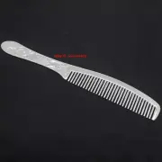 Solid 999 Fine Silver Cute Comb Fish Pattern Handle Small Portable Comb 56-58g