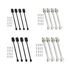 4 Pieces Collapsible Table Legs Folding Table Leg Stable for Coffee End Tables