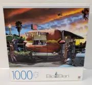 1000 Piece MB Puzzles "HOT DIGGITY DOG" NIB 2020