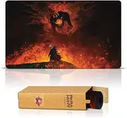 Paramint The Shadow and The Flame (Stitched) - LOTR Lord of The Rings - Compatible for Magic The Gathering Playmat - Play MTG, YuGiOh, Pokemon, TCG - Original Play Mat Art Designs & Accessories