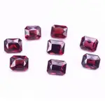 【ANTICA】鎂鋁榴石 石榴石 GARNET 長方  6.5*7.5MM (我最優惠)  安帝卡珠寶