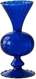 Vases for Decor American Carved Glass Vase Creative Home Desktop Decoration Transparent Vase Classic Decor Hydroponics Flower Bottle Vase Table Centerpieces (Color : A)