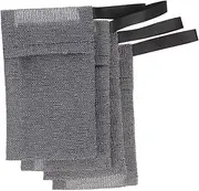 HAKIDZEL 4Pcs Soap Pouches for Bar Soap Exfoliating Holders Lightweight and Travel Foaming Skin Friendly Scrubber Pouches for Efficient Lathering