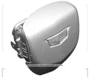 Driver Side Part #84903367 Bag 2021-2025 Cadillac XT6 Black