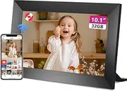 ACDOKE 10.1 Inch WiFi Digital Photo Frame, 32GB Storage, 1280×800 HD IPS Touch Screen Smart Digital Picture Frame, Auto-Rotate, Easy to Share Photos or Videos via App from Anywhere