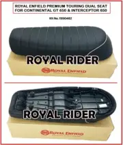 Royal Enfield "PREMIUM TOURING DUAL SEAT, BLACK" For INTERCEPTOR 650 & GT 650