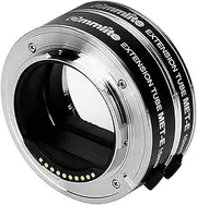 CM-MET-E Au ATIC ro Ex ion Tube Ring Set 10mm 16mm Auto Focus TTL Exposure Compat with E-Mount Mirrorl Cameras & Lens Black One Size