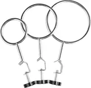 Alipis 3pcs Lab Stand Retort Clamps Ring Clamps for Laboratory Equipment Safe for Beakers Flasks for Chemical Reactions Experiments Support for Lab Use