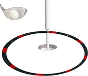Golf Practice Rims Target Golf Practice Target Pointing Circles Golf Course Equipment for Sewing Zipper Design for Putting or Practice Swing