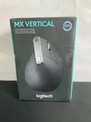 Logitech MX Vertical Black Wireless Bluetooth Advanced Ergonomic Mouse