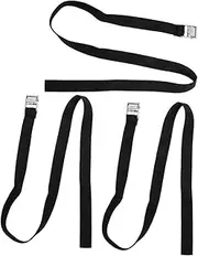 [Kisangel] 3pcs Surfboard Fixing Straps: Heavy Duty Elastic Luggage Straps with Metal Buckle for Travel Adjustable Tie Down Straps for Outdoor Activities