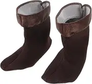 [Parliky] 1Pair Warm Shoe Inserts for Insulated Winter Boots Fleece Boot Liners for Men and Women Moisture Resistant and Detachable Design for Hunting and Outdoor Activities