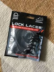 Lock Laces The Original Elastic No-tie Laces Black
