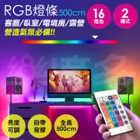 在飛比找momo購物網優惠-【樂適多】5050RGB LED燈條 500cm一條 MO3