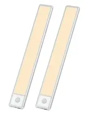 51-LED Motion Sensor Under Cabinet Lights, Magnetic 12 inch Warm White