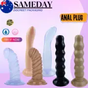 Big Wearable XXL Anal Plug Dildo Butt Beads Thruster Vaginal Anal Play Sex Toy