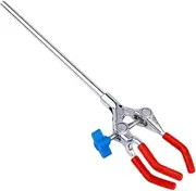 Hohopeti 3 Flask Clamp Three-claw Clip Pliers Hold Tarp Manual Lab Jack Optical Lift Vise Beakers Cabinets Cups Jack Scissors Lifter Drilling Super Clamp Hose Lab Table Snap Stainless Steel