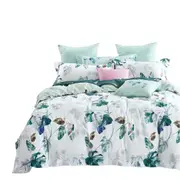 All Size Bed Doona Quilt Duvet Cover Set Plantain