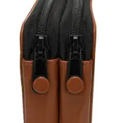 Creative Mark 96 Count Genuine Leather Pencil Case Cognac - Holds 96 Pencils