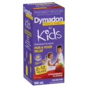 Dymadon for Kids 2-12 Years Oral Liquid 100mL - Strawberry Flavour Paracetamol