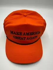 Official Make America Great Again Trump Cali Fame 2024 Orange Snapback Hat Cap