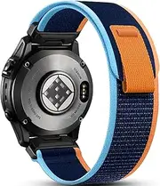 [Ouwegaga] Compatible with Garmin Fenix 8/Fenix 7/Fenix 6/Fenix 5 Band, 22mm Nylon Sport Watch Strap for Garmin Fenix E 47mm/Fenix 7 6 Pro/Fenix 5 Plus/Forerunner 935/945/955/965/Approach S60/S62/S70