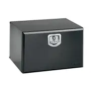 Bawer 18 X 18 X 18 Inch Black Powder-Coated Steel Tool Box With Single Door