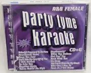 Party Tyme Karaoke R&B Female (CD+G, 2002, Sybersound Records) NEW