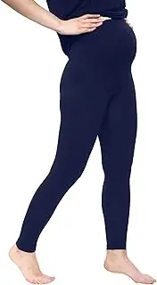 [The Fancy Dress] Women Maternity Leggings and Over Bump, Elastic Waisted - Ladies Pregnancy Yoga, Buttery Soft, Super Stretchy Ankle Length Pant Plus Size UK 8-22