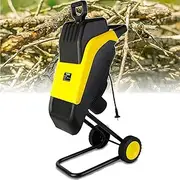 Electric Garden Shredder, Professional 2500W Electric Wood Chipper/Shredder Max Diameter 35mm, Garden Wood Chippers, Shredders & Mulchers