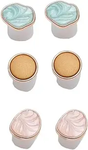 Healvian Silicone Finger Toe Spacers Set Nail Art Separators for Home Salon Use
