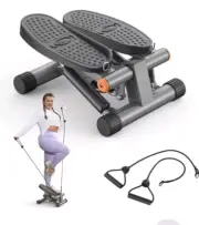 Niceday Mini Stepper For Exercise w/ Resistant Bands 6201NL - Fat burning