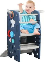 Toddler Standing Tower Montessori Step Stool for Kids - Toddler Kitchen Step...